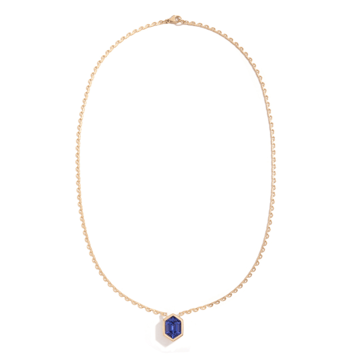 Mined + Found Pendants 3.21ct tanzanite lace necklace